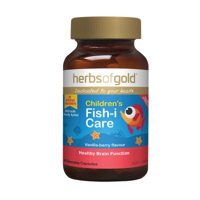 Herbs of Gold Children's Fish-i Care Chewable 60c